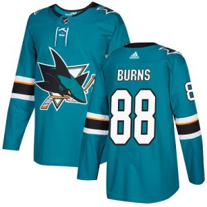 San Jose Sharks Trikot #88 Brent Burns Authentic Teal Grün Heim